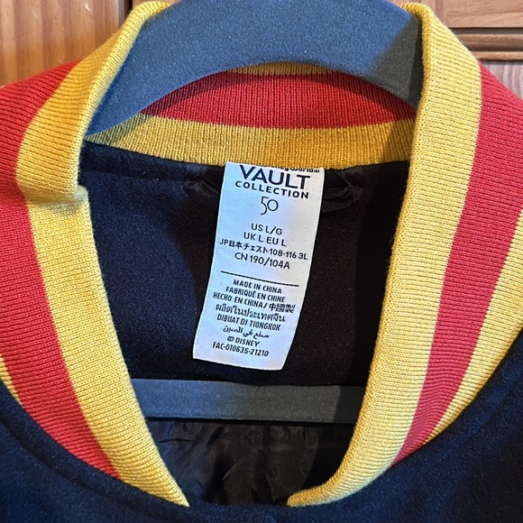 Mickey Mouse and Friends Magic Kingdom Varsity Jacket for Adults - Picture 5 of 9